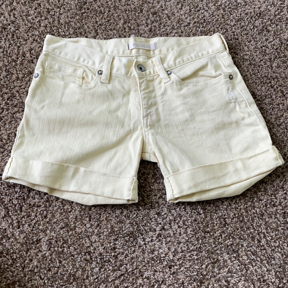 Bullhead Yellow Shorts